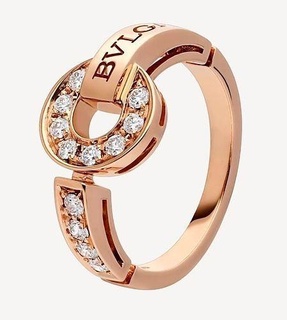 bulgari ring new collection 3d print model jewelry bulgari gold luxury modern gem bvlgari ring rings fashion jewel jewelry rings 3dprint timeless classic precious platinum  3d print model - Mito3D