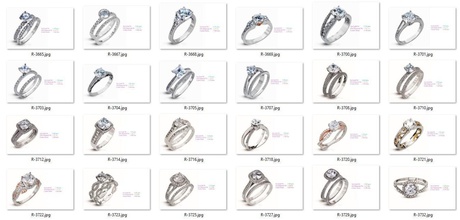 bulk sammlung 126 solitär ring mgx hochzeitsring hochzeit schmuck diamant engagement juwel druckbar ringe gold silber diamantring 3d print model - Mito3D