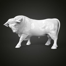 Boğa heykel hayvan Sanat stüdyo doğa bufalo sığır eti bizon boğa güreşi sığırlar yazdırılabilir 3d modeller heykeller 3d print model - Mito3D
