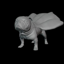 buldog héroe perro rottweiler pitbull Boxer fornido canino mamífero pastor sabueso naturaleza tierra terrier juegos juguetes 3d print model - Mito3D