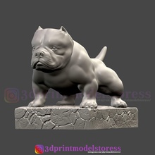bulldog estatua hobby-diy perro mascota animal la diversión lindo hobby diy afición de bricolaje otros 3d print model - Mito3D