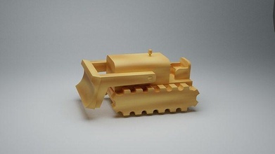 bulldozer giocattoli veicolo trasporto camion 3d 3dprinting cnc legno giocattolo macchina giochi 3d print model - Mito3D