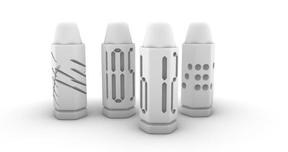 balle d6 dé ensemble munitions munition mourir shadowrun loup garou stylo papier rayure chiffres yeux truc nerd jeux jouets jeu accessoires 3d print model - Mito3D