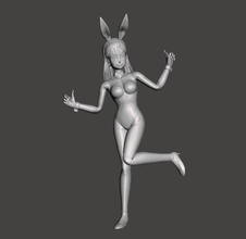 bulma tavşan kostüm 3d model dbz ejderha top ejder topu oyunlar oyuncaklar 3d print model - Mito3D