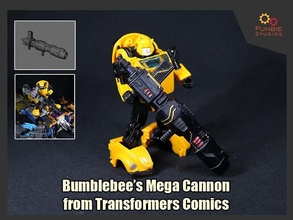 bumblebee mega cannon transformers comics games toys 3d print model - Mito3D