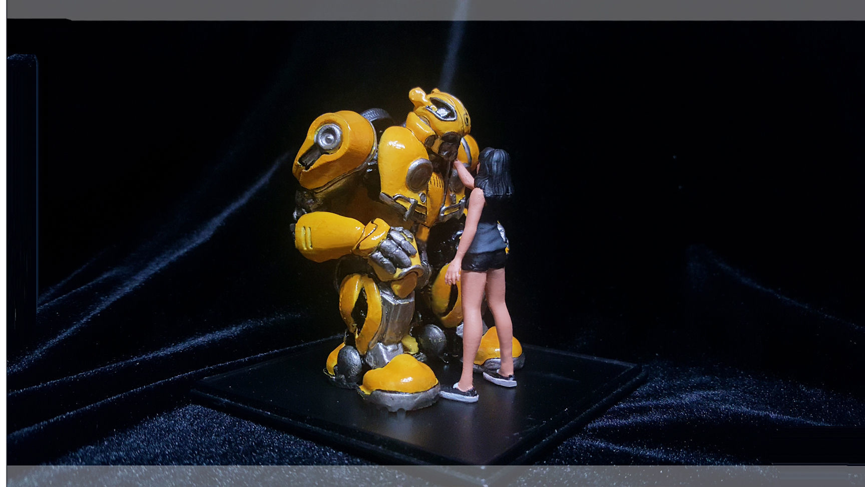 bumblebee movie model transformers 3d print robot bee optimus art sculptures 3D print model - Mito3D