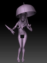 bunny girl lia nsfw ausführung nackt erotisch mode unterwäsche höschen mädchen intimen nswf hase figur zahl sexy frau 3dprint kunst skulpturen 3d print model - Mito3D