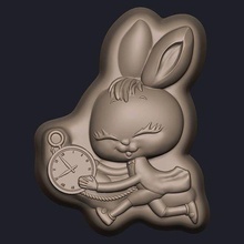bunny 3d printing molds christmas print mould moulding cooking mold sculpture badge gift holiday house toy mas xmas kitchen dining 3d print model - Mito3D