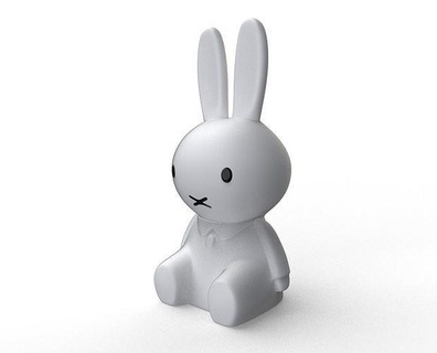 bunny miffy lamp rabbit 3d 3dprint cute easter character toy cartoon decor furniture livingroom kids house lighting 3d print model - Mito3D