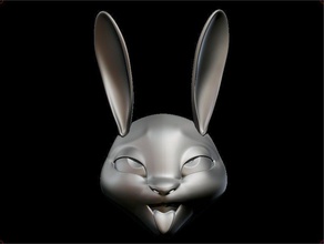 bunny zoopolice rabbit animal cartoon zoo airsoft cosplay 3dshophelmet games toys game accessories 3d print model - Mito3D