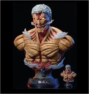 busto blindado titán mas puro snk braun coraza shingeki kyojin Arte esculturas 3d print model - Mito3D