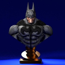 Büste Batman Muskeln dc Comic Bruce Wayne Anime muskulös Büro Restaurant Spiele Spielzeuge 3d print model - Mito3D