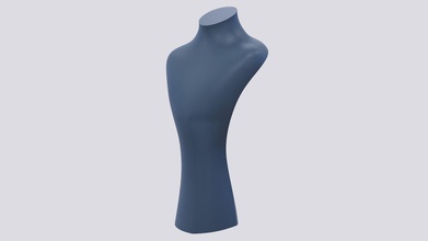 bust display fashion design furniture jewellery other 3d print model - Mito3D
