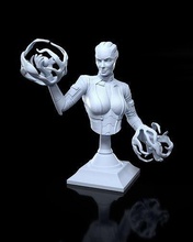 Büste Liara Masse Shepard sci fi Andromeda Barriere Magie Fantasie Tischplatte Spiel Kunst Ventilator Figur Platz Skulpturen 3d print model - Mito3D
