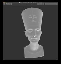 busto of nefertiti escultura egipto cabeza estatua arte figura 3dprinting 3dprint joyería additivemanufacturing cara museo historia acento egipcio esculturas 3d print model - Mito3D