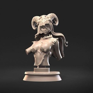 Büste nelliel tu odelschwanck 3dprint Anime bleichen Charakter Zeichen mm simplyfy3d Fantasie Kunst Bildhauerei zbrush Karikatur Skulpturen 3d print model - Mito3D