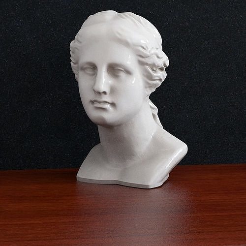büst Venüs tanrısız Kadın yüzük kolye takı heykel anıt vücut Antik mimari Yunan tanrıça barok rokoko Sanat heykeller 3D print model - Mito3D