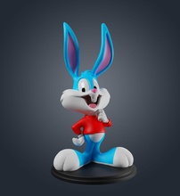 buster bunny tiny toons looney tunes art 3d print kids cute rabbit figure collectibles animation miniature toys tv printable games 3d print model - Mito3D
