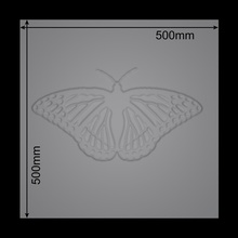 borboleta cnc 3d impressora laser cortar cenário arte 3d print model - Mito3D