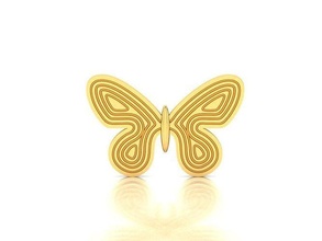farfalla pendente 3dm stl obj fbx render dettagli gioielleria gioiello gemma diamante nozze attraversare religioso Dio Gesù collana donne femmina maschio tendenza design moda 3d print model - Mito3D