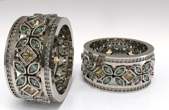 farfalla squillare oro stampabile moda braccialetto abbigliamento engagement collana gioielleria gioiello diamante pendente cad bellezza anelli 3d print model - Mito3D