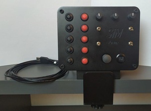 button box 3d modelo simulación sim caja botones carreras computadora electrónico pc bricolaje diy tecnología equipo electrónica pasatiempo 3d print model - Mito3D