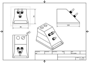 pulsante scatola 3 interruttori 2 pulsanti simulatore Buttonbox dcs ardruino elettrico dyi interruttore 3dprinted stampato passatempo Fai elettronica 3d print model - Mito3D
