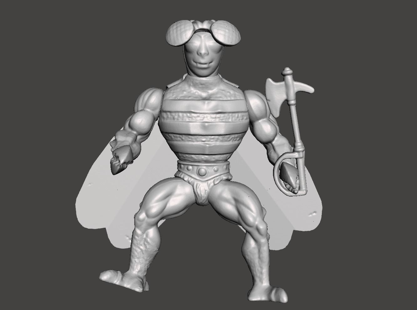 buzz off motu vintage azione figura completare maestro of universo giocattolo retrò stl hordak uomo maestri cartone animato i fumetti terrore artigli tung ronzio giochi giocattoli 3D print model - Mito3D