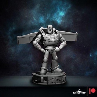 buzz lightyear classic cyborg character robot futuristic science game games toys 3d print model - Mito3D