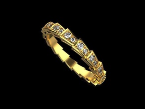 bvlgari serpent ring jewelary gold brend jewelry rings snake silver rose diamond gem printable brilliant fashion beauty nice 3d print model - Mito3D