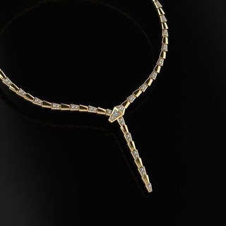 bvlgari serpenti necklace jewelry luxury elegant ring gem gold silver wedding diamond earring bracelet necklaces pendant rhinoceros accessory beauty bvlgari bulgari serpenti snake  3d print model - Mito3D