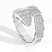 bvlgari schlange diamanten ring luxus klatsch diamant gold cad 3d engagem druckbar schmuck hochzeit engagement mode schönheit ringe 3d print model - Mito3D