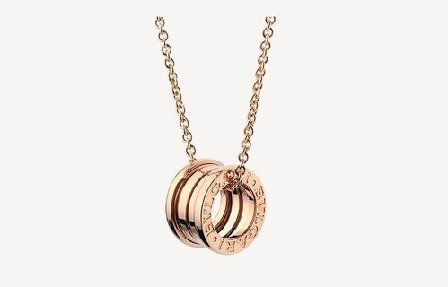 bvlgari zero necklace bulgari jewelry gold silver jewel fashion luxury 3dprint 3dfile jewellery pendant business shining metallic printable pendants 3d print model - Mito3D