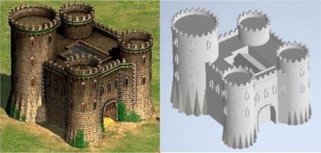 byzantine castle - age of empires ii wood tower architecture building ageofempires game mediaval pcgame pla plawood war strategy games toys accessories design toy vintage architectural 3d print model - Mito3D