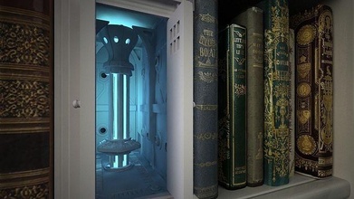 cabine livre recoins serre livres fdm londres séries tardis oms étagère support docteur diorama étrange bibliothèque police scénique bibliothécaire coins bibliothèques jeux jouets 3d print model - Mito3D