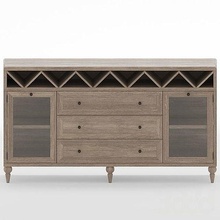 gabinete mostruário mobília madeira interior casa 3d print model - Mito3D