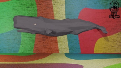 Cachalot Wal Ozean Tier Fisch Säugetier Hobby DIY Hand Werkzeuge 3d print model - Mito3D