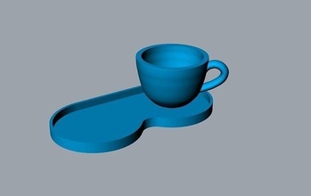 cache pot café copo Panela cacto interior decore decoração utensílios domésticos deco vaso flores presente lembrança casa 3d print model - Mito3D