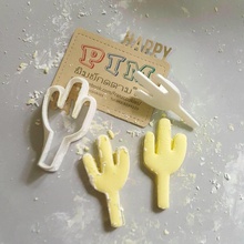 cactus cookie cutter polymer clay biscuit dough fondant royal icing hobby diy hand tools 3d print model - Mito3D