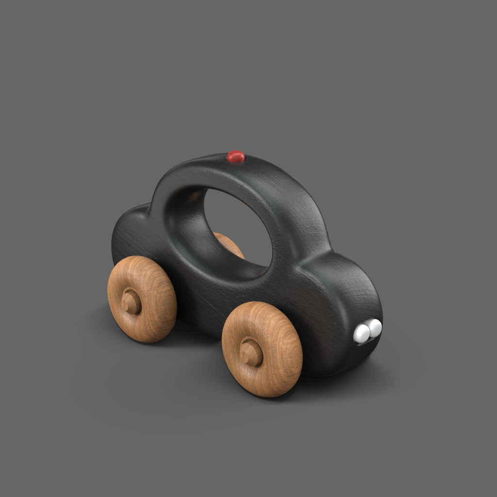 cafajeste carro cnc imprimível roda madeira brinquedo degrau Máquina printcar veículo jogos brinquedos 3D print model - Mito3D