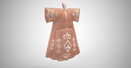 caftán collar la joyería étnico hombre tradicional masculino rico otomano rey cultura india anillo el vestido aretes pulsera hula aro ropa femenino colgantes 3d print model - Mito3D