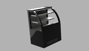 gâteau cabinet piédestal maison corps d'affaires cadrng à manger de la technologie moderne décor cuisine 3d print model - Mito3D