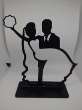 cake topper wedding weddingcake topperwedding house decor 3d print model - Mito3D