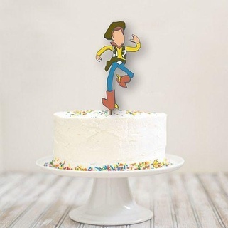 pastel sombrero copa leñoso juguete historia pixar disney dibujo personaje cumpleaños partido aniversario Arte señales logos 3d print model - Mito3D