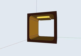 sakin kapı ışık in it tasarım lamba led modern minimalist ev aydınlatma 3d print model - Mito3D
