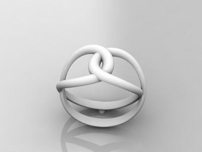 calvin klein jewelry gold silver ring platinum precious rings 3d print model - Mito3D