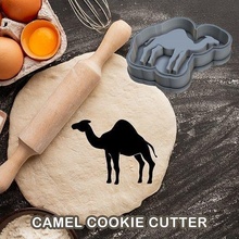 camel cookie cutter pastry dough biscuit sugar food cookies cutters animal dessert egypt house kitchen dining 3d print model - Mito3D