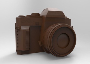 camera mod3 3d 3dprint printing print digital slr generic lens cam photography picture photocamera photo video shot optic lcd games toys 3d print model - Mito3D