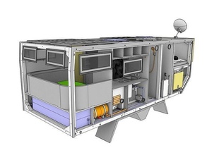 camper modello scatola rc camion completamente 3d stampabile stl spedizione scalecamperbox rctruck seibysix passatempo Fai 3d print model - Mito3D