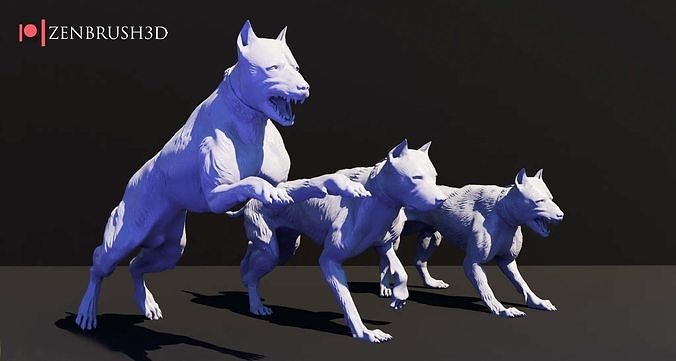 canary dam - argentine dogo dog perro animal pitbull bulterrier siberiano canino mascota iron man dragon ball fortnite miniatures toys games board art sculptures 3D print model - Mito3D